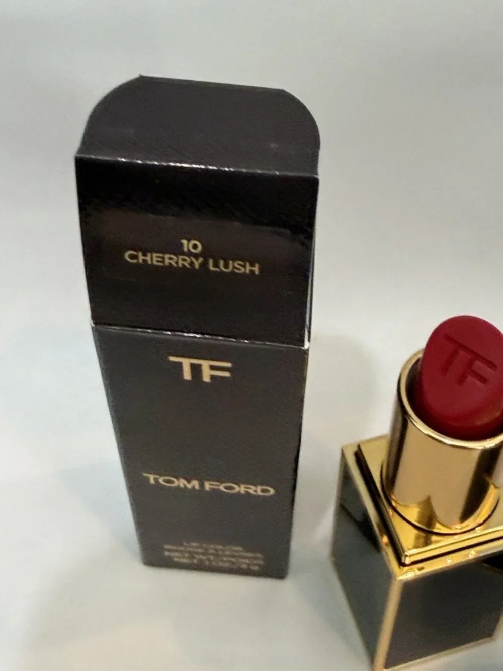 10 Cherry Lush, Tom Ford Lip Color Rouge A Levres, Full Size 0.1oz/3g,New In Box